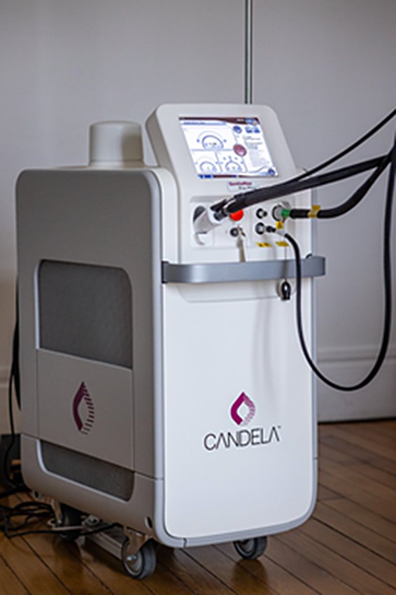 Le laser Candela GentleMax Pro Plus du cabinet